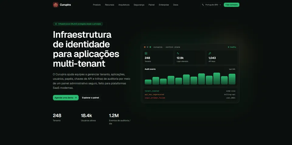 Curupira — Identity Infrastructure for Multi-Tenant Applications